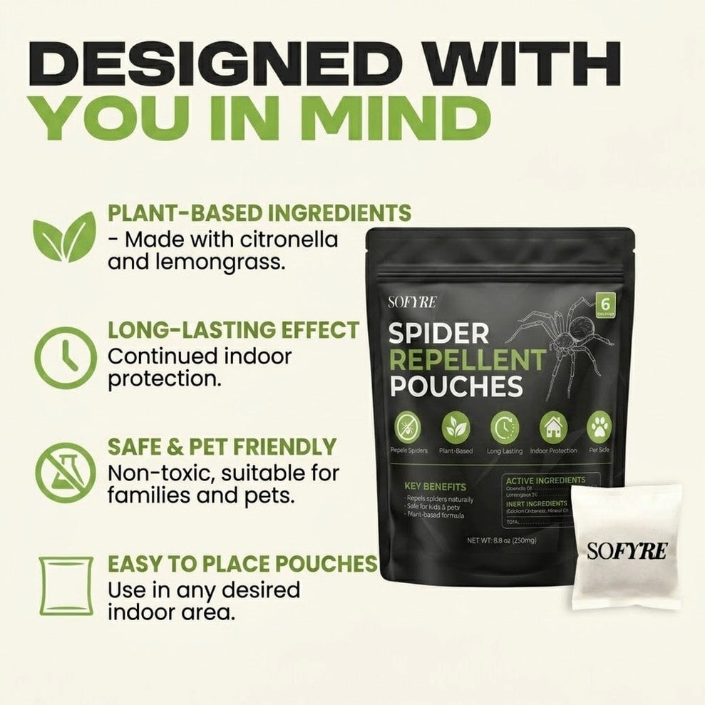 Spider Repellent Pouches 6