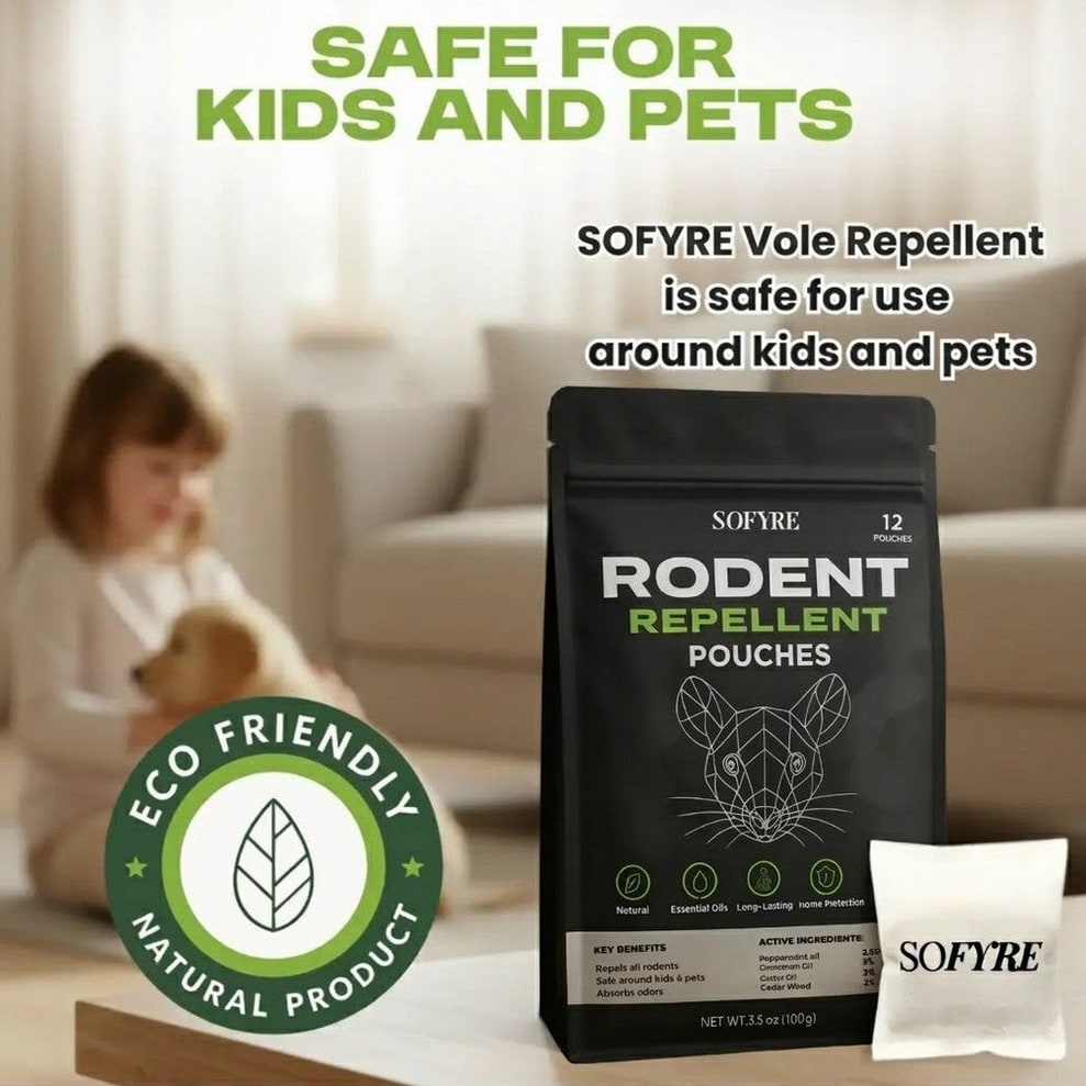 Vole Repellent Pouches 4